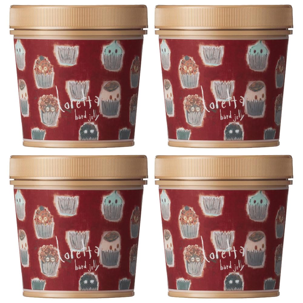 【全国送料無料】 ロレッタ ハードゼリー 300g×4個セット [ローズの香り ヘアワックス ヘアケア スタイリング剤 スタイリングジェル ツヤ ウェット感]