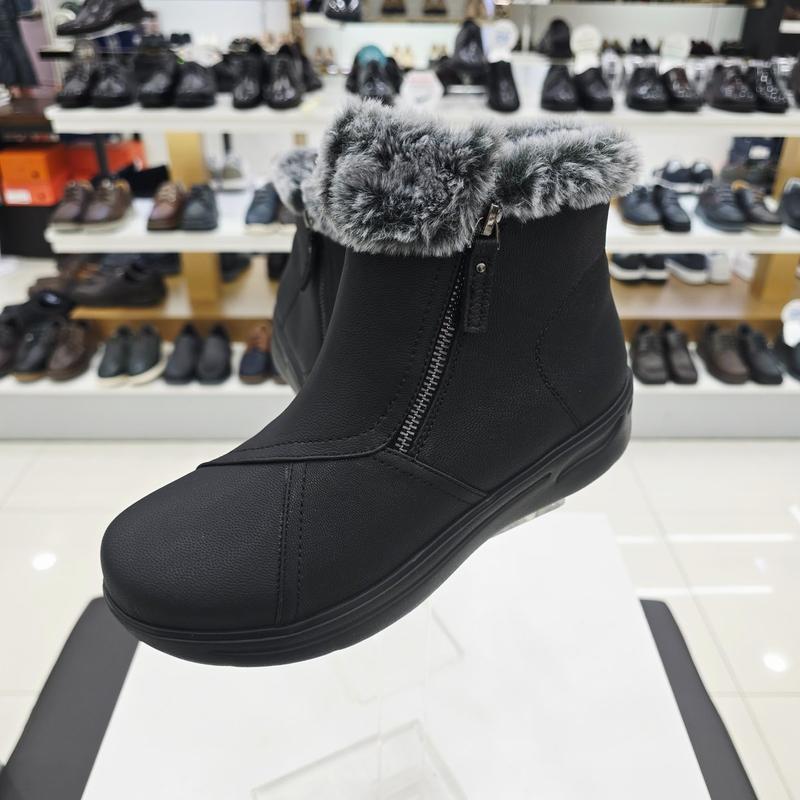 女性ラムスキン軽量コンフォートアンクルブーツ LCWA68U54C