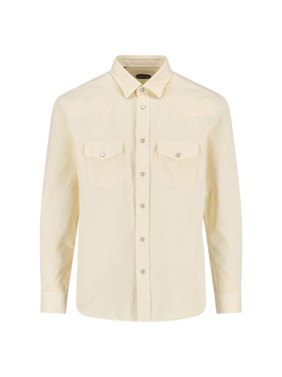 TOMFORD Men Shirts HDS001 FMC304 YCJ White