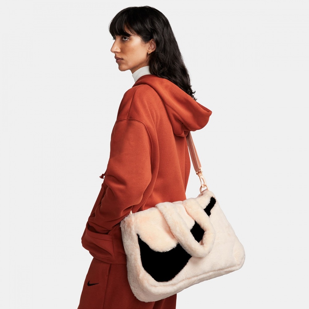 ナイキレディースナイキスポーツウェアフェイクファートートバッグ FB3050-838