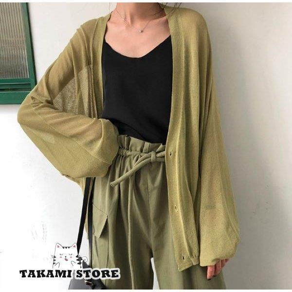 シアーカーディガン 夏用 カーディガン レディース 夏 薄手 春夏 サマーカーディガン 大きいサイズ 3l 羽織もの 長袖 ドルマン シンプル ゆったり