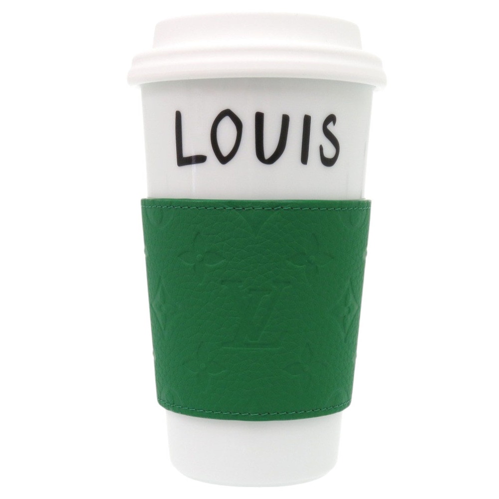 未使用品 カップ ルイ タンブラー モノグラム GI0909 食器 モノグラムキャンバス/磁器 ホワイト LV 0997【中古】 ユニセックス