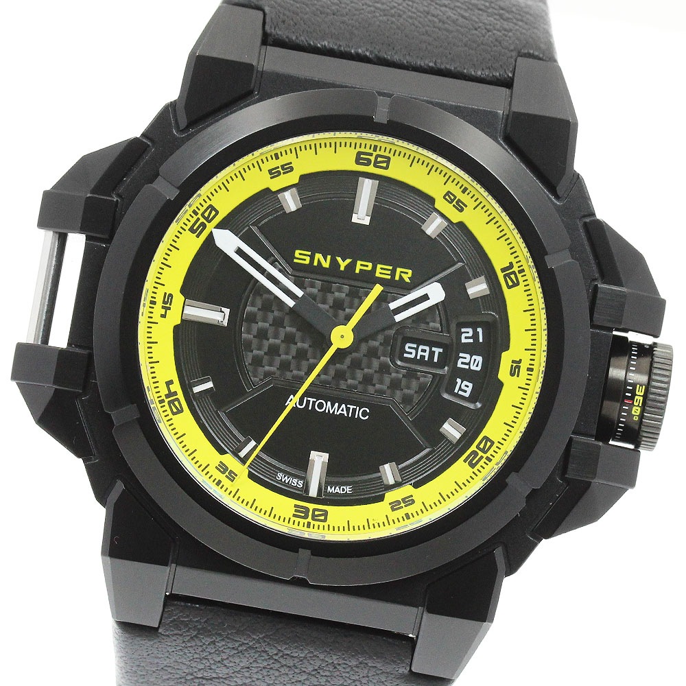 スナイパー SNYPER 20.260.OL スナイパー2 イエローエディション 自動巻き メンズ 極美品 _962226【中古】