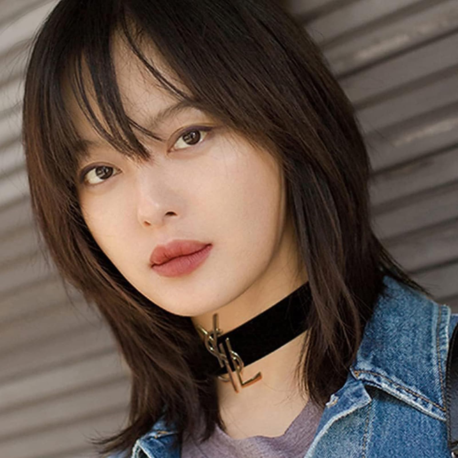 HAIRCUBE 医療用ウィッグ 人毛ウィッグ 人毛MIX セミロング 手植え フルウィッグ レディース ぱっつん前髪 軽い 耐熱 日常 ブラウン