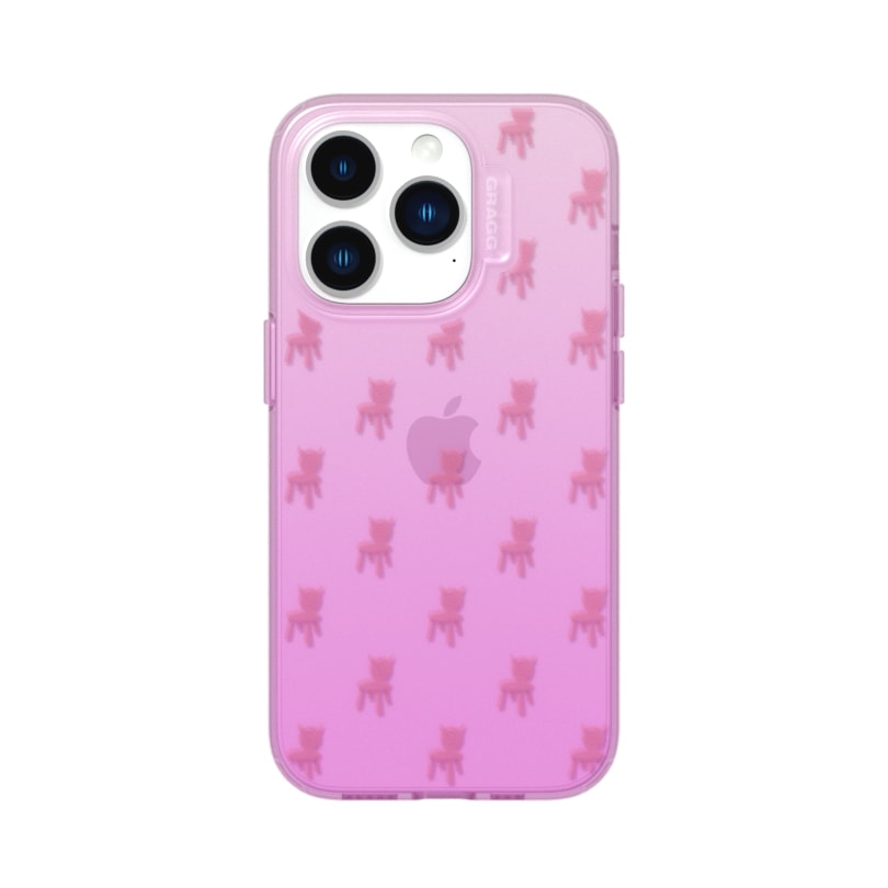 【GRAGG】 DOUBLE SQUARE CASE-CLEAR PINK 正規品