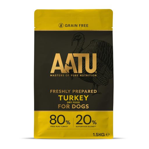 AATU(アートゥー) ドッグ ドライフード ターキー 1.5KG 5,187円