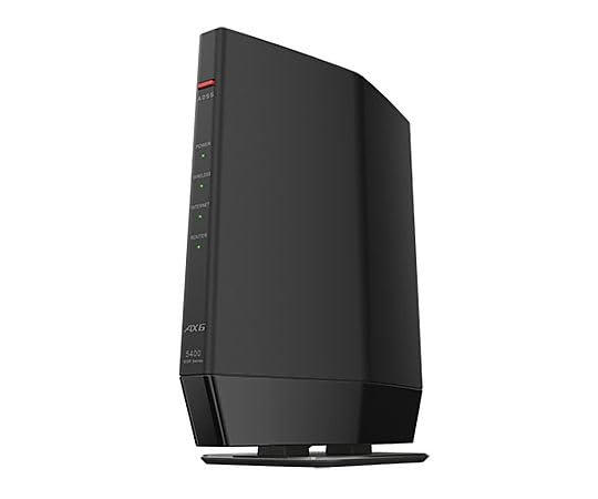 BUFFALO無線LAN親機11ax/ac/n/a/g/b 4803+573MbpsWSR-5400AX6P-BK