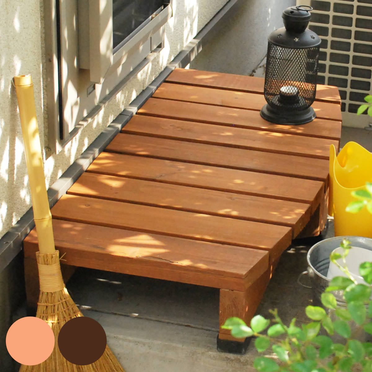 デッキ縁台 ステップ 幅90cm ウッドデッキ 踏み台 天然木 天然木デッキ DIY ガーデンデッキ 縁台 ぬれ縁 掃き出し窓 連結 杉材 木製 バルコニー 庭 エクステリア 外構 簡単