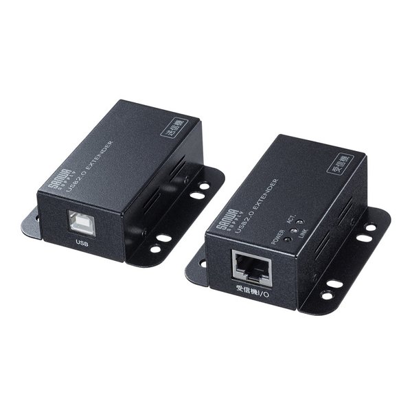 USB2.0エクステンダー 2ポートハブ付き USB-EXSET3