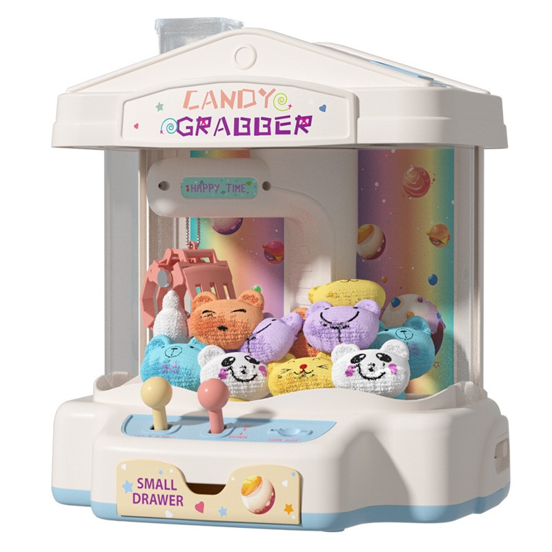 音楽ミニクレーンゲーム 電子アーケードクローマシン 子供用 おもちゃ 電動 ミニクレーン機 知育玩具 クレーンゲーム 家庭用 電子玩具