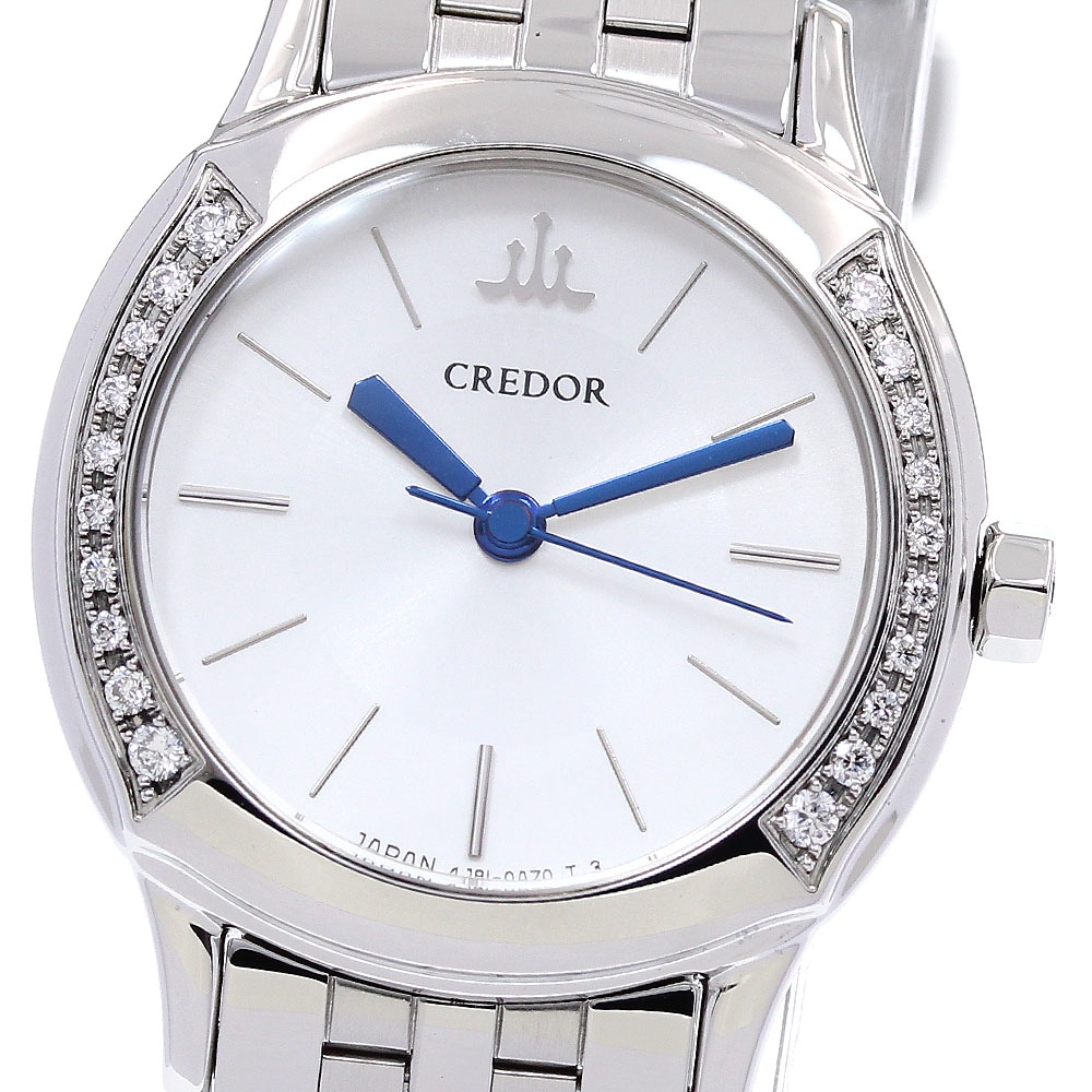 セイコー SEIKO GSAS955/4J81-0AR0 クレドール クォーツ レディース 美品 _835098【中古】