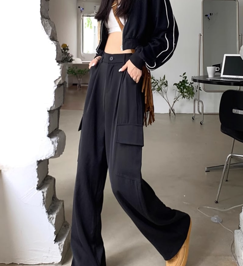 ボトムス デート モテアイテム カーゴパンツ ワークパンツ フルレングス ポケット コットン 大人可愛い きれいめ 上品 おしゃれ かっこいい 大人可愛い ラブリー キュート ガーリー クール