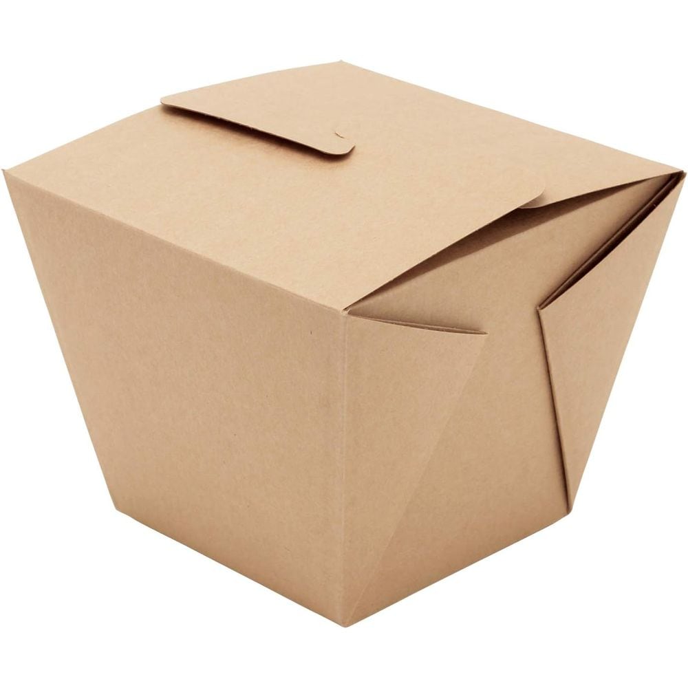 （まとめ買い）シモジマ HEIKO 食品容器 ネオクラフト フードボックス M 20枚 天面125x125/底面90x90/高105mm 004248007 [x3セット]