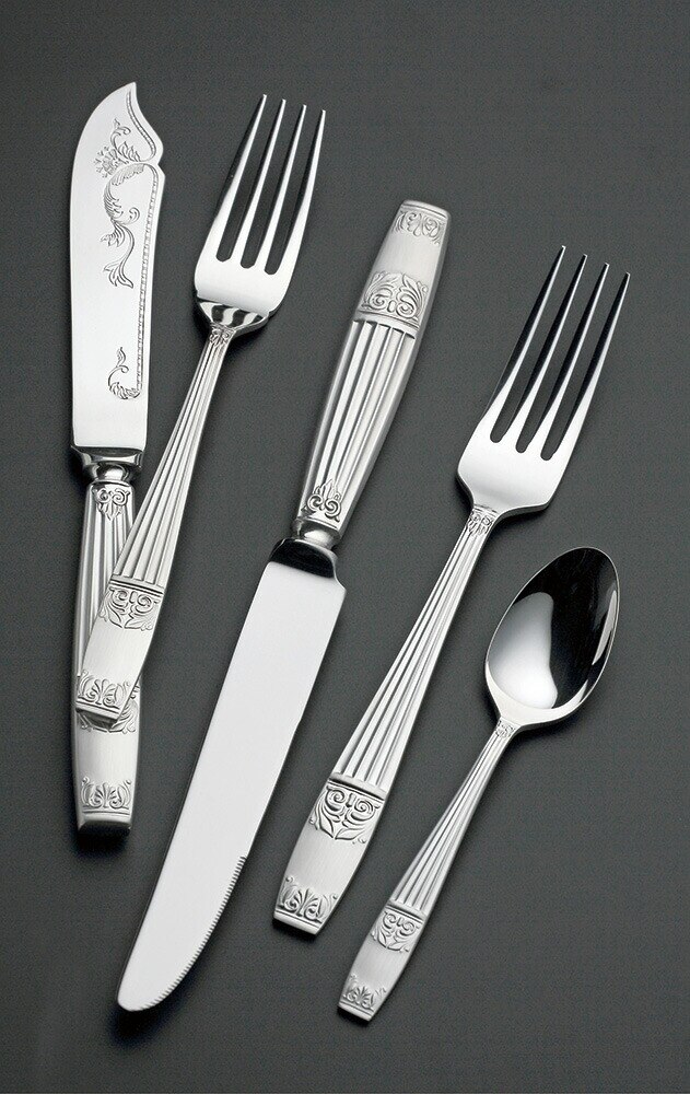 （まとめ買い）18-10ロッキンガム No.11000ST デザートスプーン [x3]