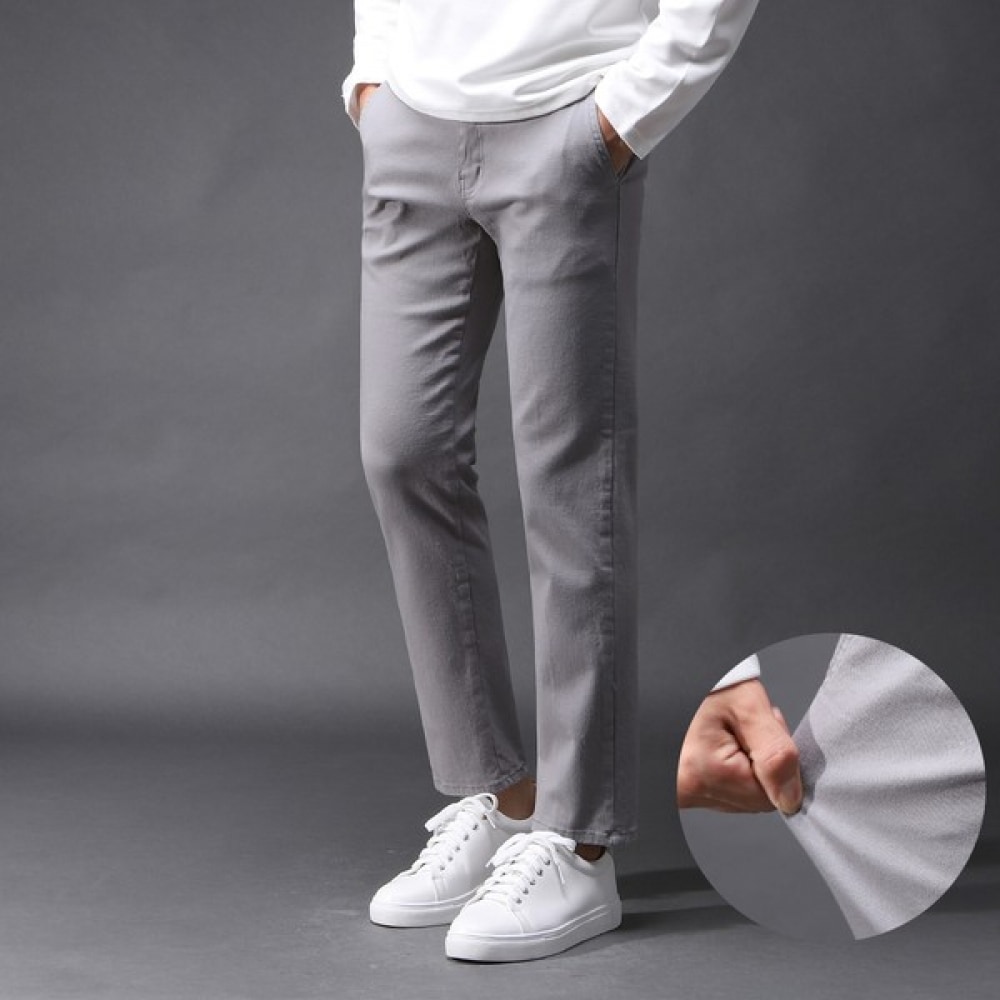 (ジュアンズ) デイリーコットンウォッシュスパンチノパンツ FICP2283