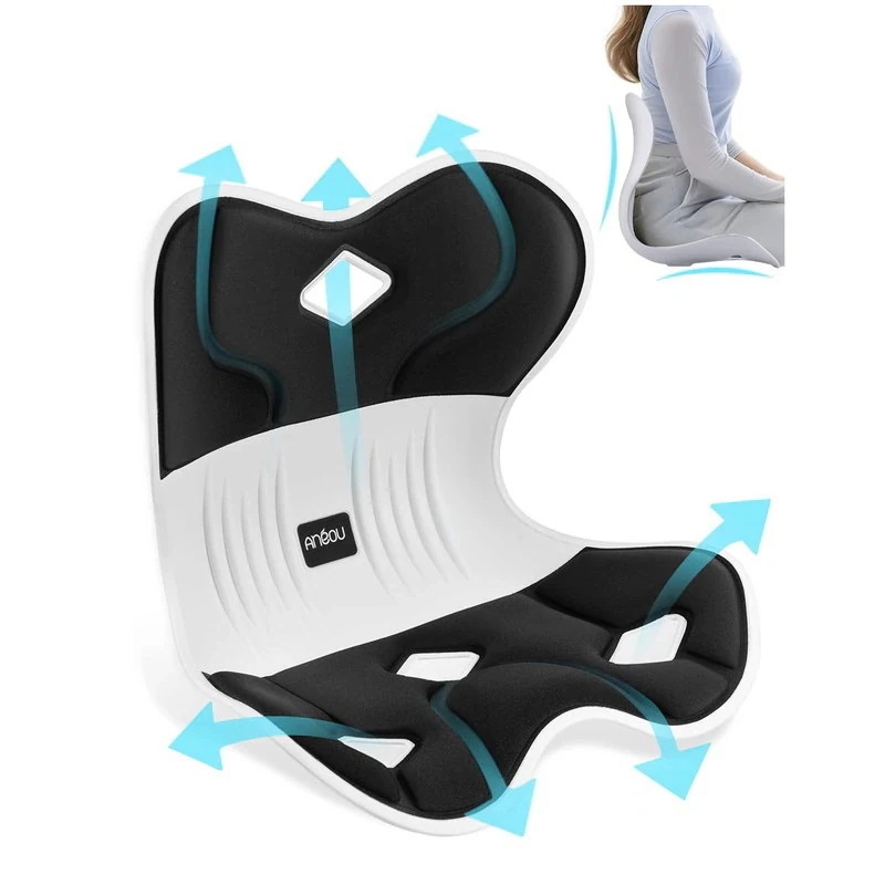 メガ割 姿勢矯正 椅子最新昇級 腰痛 椅子骨盤サポートチェア 骨盤から腰をサポート 腰当て 姿勢矯正 クッション 軽量 猫背改善