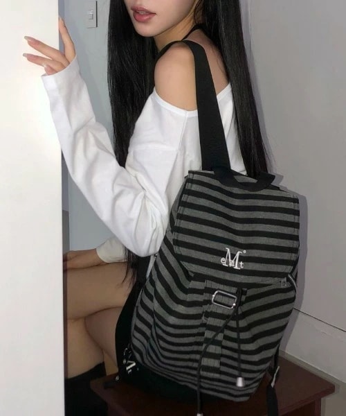 【送料無料】MUCENT ムセント / MUTE STRIPE MINI BACK PACK リュック