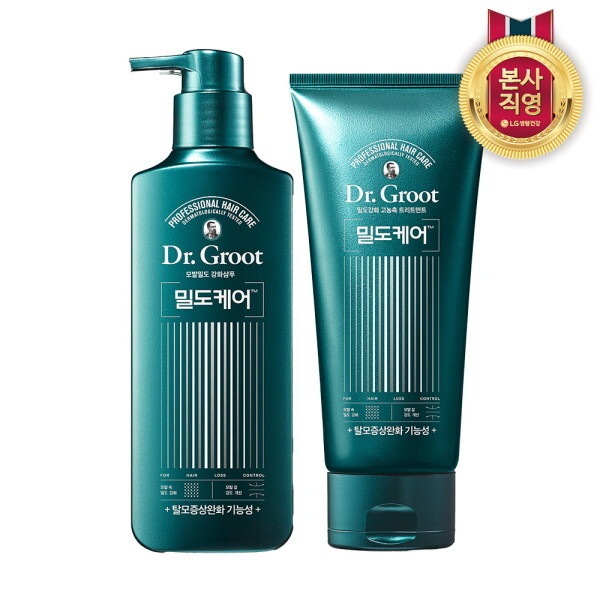 ドクターグルート 密度ケアシャンプー バジル 400ml +トリートメント 300m