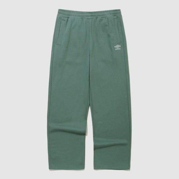 パンツ TQT UQ123CFP18-BGN エッセンシャルルーズストレートパンツ / BLUE GREEN