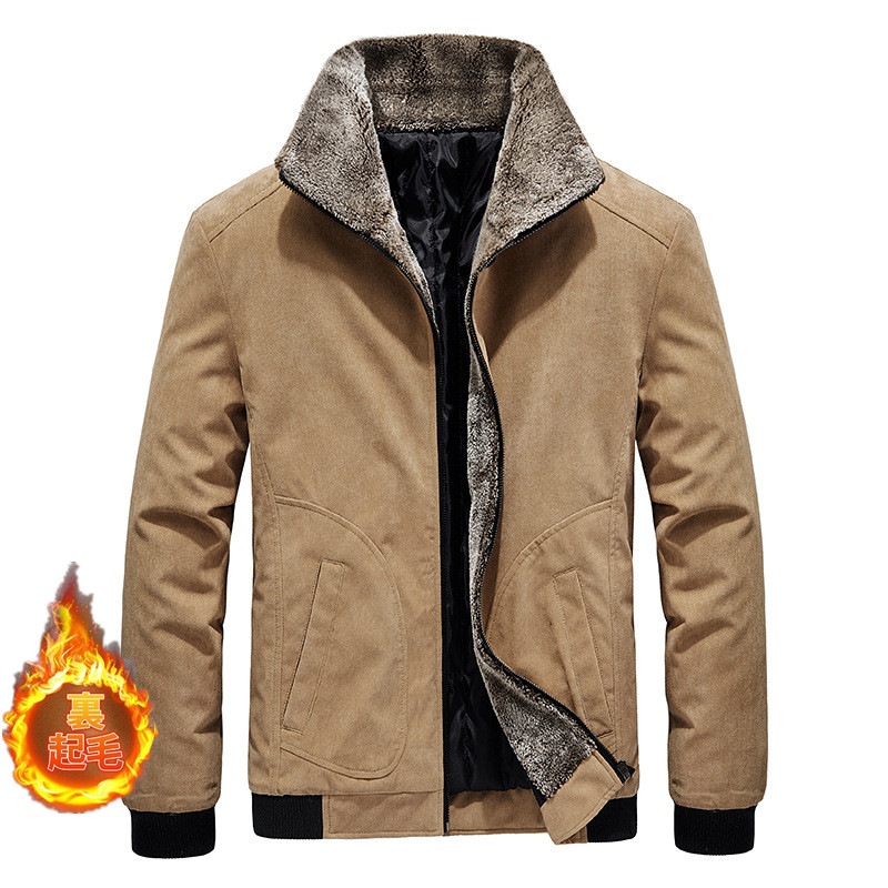 ブルゾン メンズ ジャケット ミリタリージャケット アウター 裏起毛 大きい ボアジャケット 秋冬 冬着 温かい 防寒着 5,525円