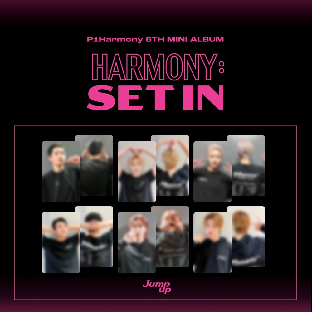 (Full Set) P1harmony 5集 Mini Album - HARMONY : SET IN [JUMP UP PHOTOCARD]