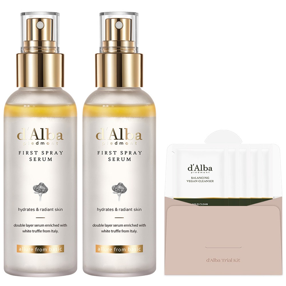 ホワイトトリュフファーストスプレーセラム100ml 2個+弱酸性ジェルクレンザー15ml1セット