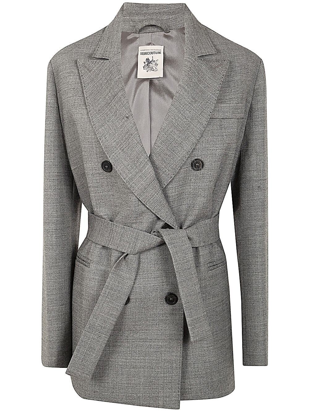 Y4WI42 FS002 MEDIUM GREY 秋冬2024 ジャケット レディース ia