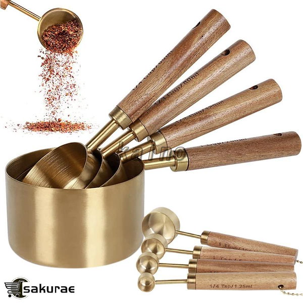 Qoo10] 入荷8pcs 計量カップ 計量スプーン