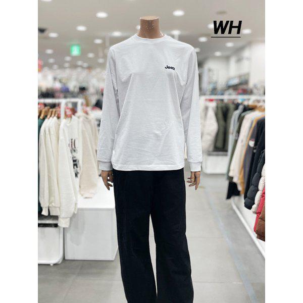 男女共用 JEEP 長袖Tシャツ(JR2TSU001WH)_DG