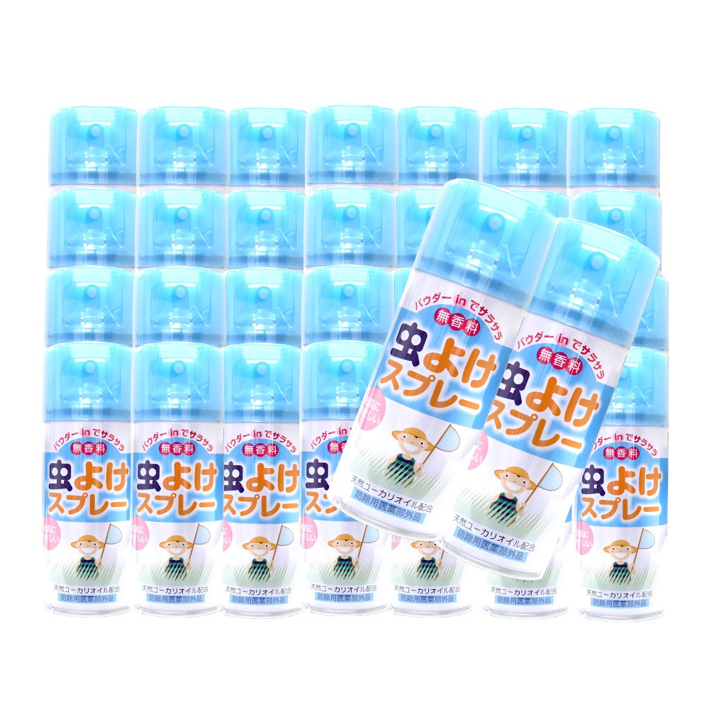 虫よけスプレー 180mL 30本セット 無香料 医薬部外品