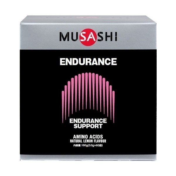 ムサシ ENDURANCE スティック 60本入り サプリメント コンディショニング ヘルスケア 体づくり アミノ酸 スポーツ ゴルフ ランニング
