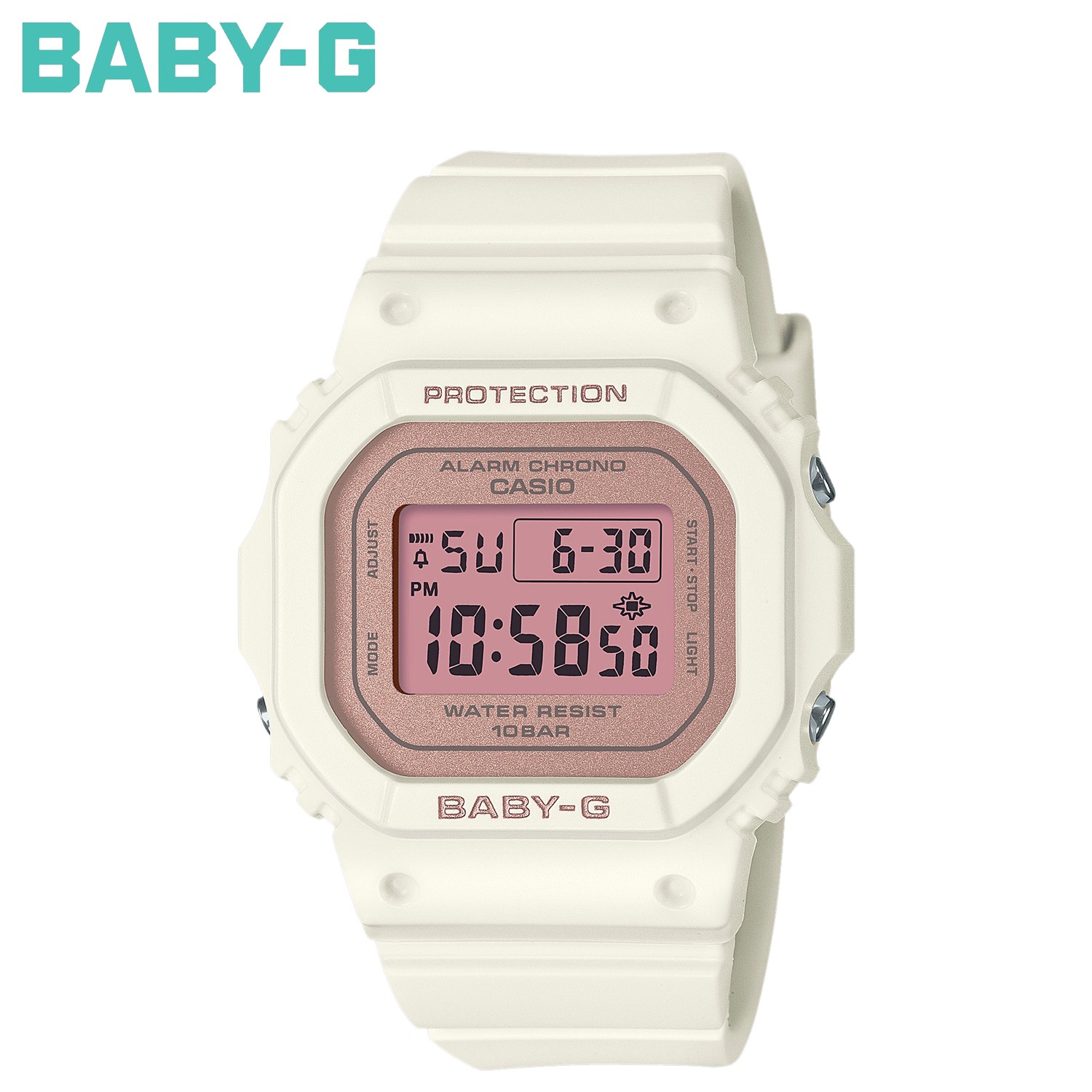 BABY-G 腕時計 BGD-565SC-4JF BGD-565 防水 ベビーG ベイビーG レディース ホワイト 白