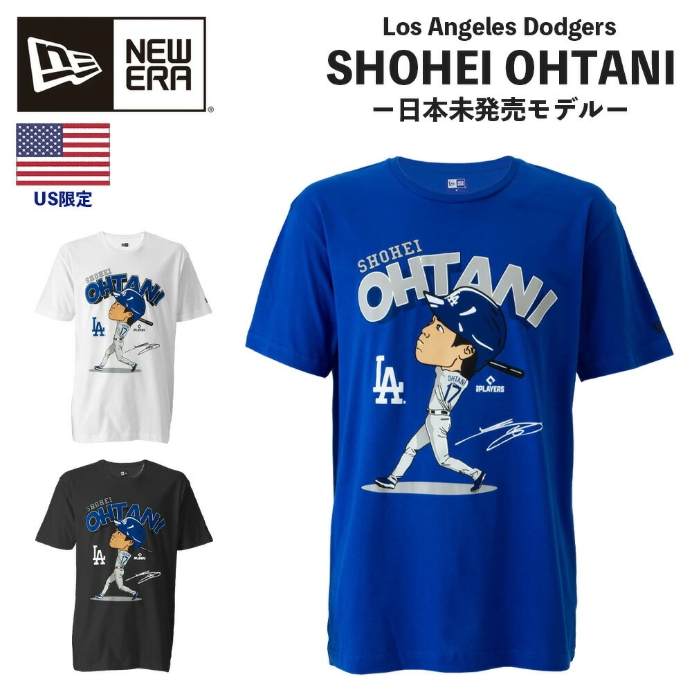 ドジャース 大谷 翔平 Tシャツ バッティング US限定モデル ブルー ホワイト ブラック LOS ANGELES DODGERS LAD MLB 大谷選手 OHTANI