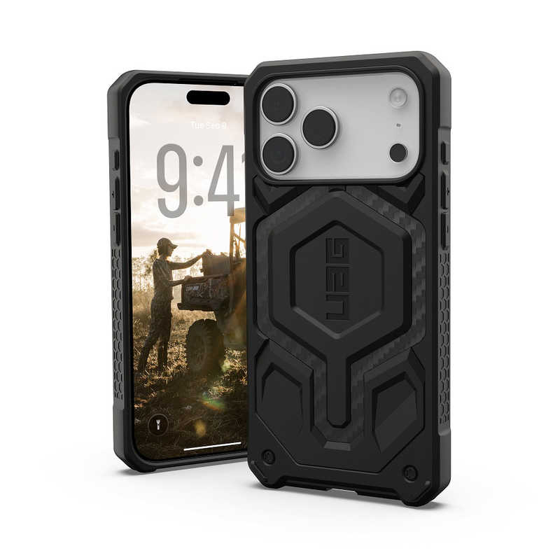 UAG　iPhone 17 Pro Max用 MagSafe対応 MONARCH PRO / CAP(カーボンファイバー)　UAG-IPH25LA-PMC-CF