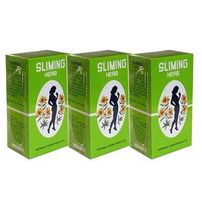 スリミング ハーブティ― 3箱 150パック- 天然の野草成分によって宿便の排泄を助けてくれます