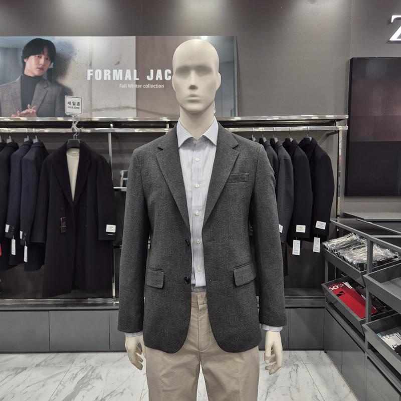 ストレッチカジュアルジャケット AAF4KG1601 GR_GN