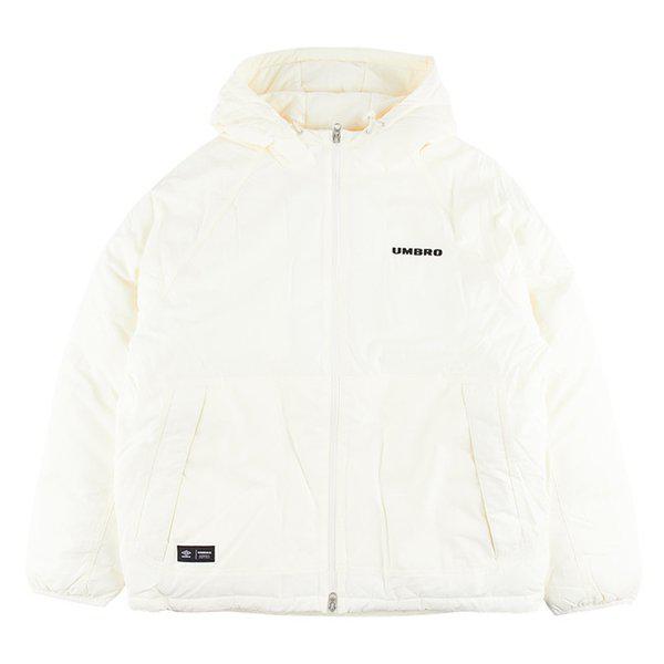 エッセンシャルミドルレイヤーフードパディングジャケットクリームUQ123CPJ16