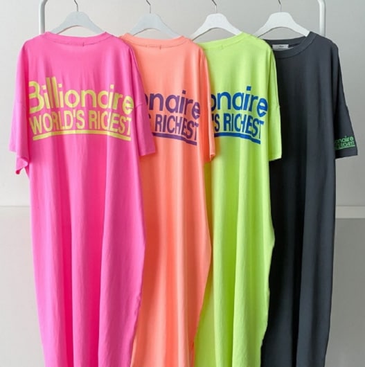 【取寄：納期2週間】Tシャツワンピース オーバーサイズ レディース 夏 夏新作 Tシャツワンピ 大きいサイズ 体型カバー 半袖 ゆったり カジュアル BIGサイズ BIGシルエット Tシャツワンピース