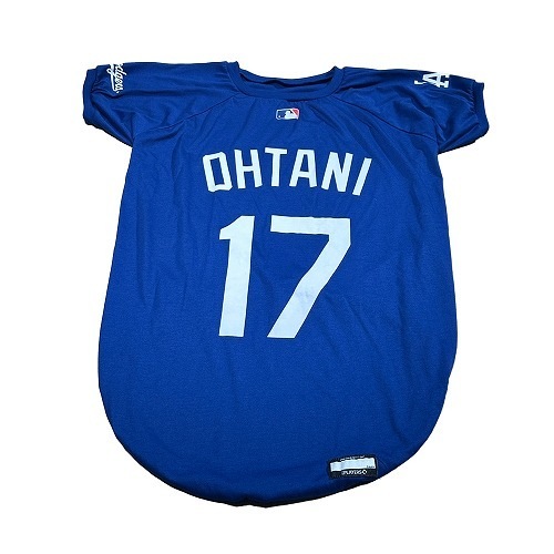 ファンタジーワールド【ペット用品】MLB公式 ドジャース 大谷翔平選手モデル ユニフォーム Tシャツ 3XLサイズ ブルー P-0849790212046【ペット用野球ウェア】