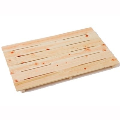 すのこ スノコ板 簀子 ひのき ヒノキ 桧 檜 節付き 幅85x奥行51cm 6枚打ち 釘無し