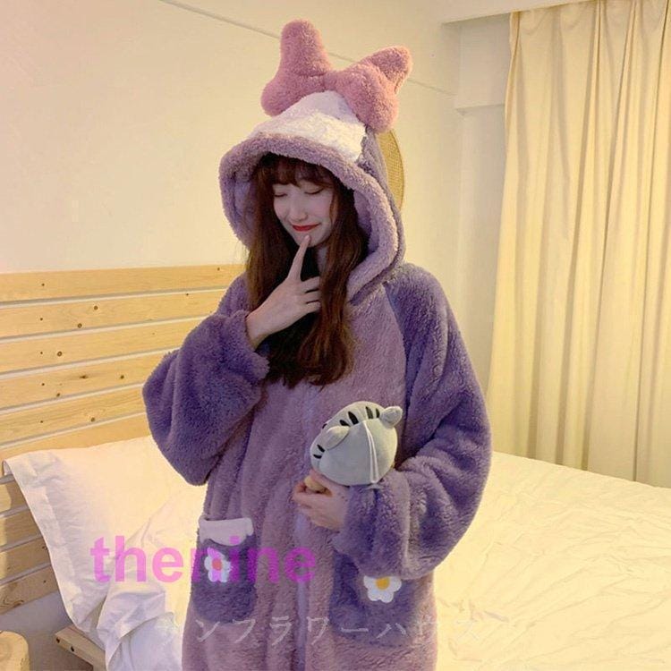 ルームウェア 着ぐるみ パジャマ 大人用 オールインワン もこもこ レディース 部屋着 可愛い 部屋着 寝巻き ゆったり 暖かい 韓国風 お祭り イベント 学生