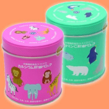 河合（カワイ）肝油ドロップ ３００粒 ビタミンC カルシウム ２個セット