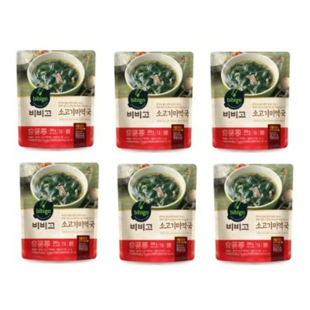 [3+3]牛肉ワカメのスープ6p韓国食品 韓国栄養韓国料理