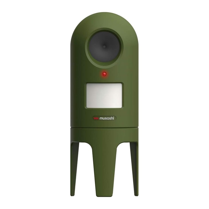 慣れ防止超音波撃退器 猫しっし 超音波 猫よけ ネコ対策器 REP-600 グリーン