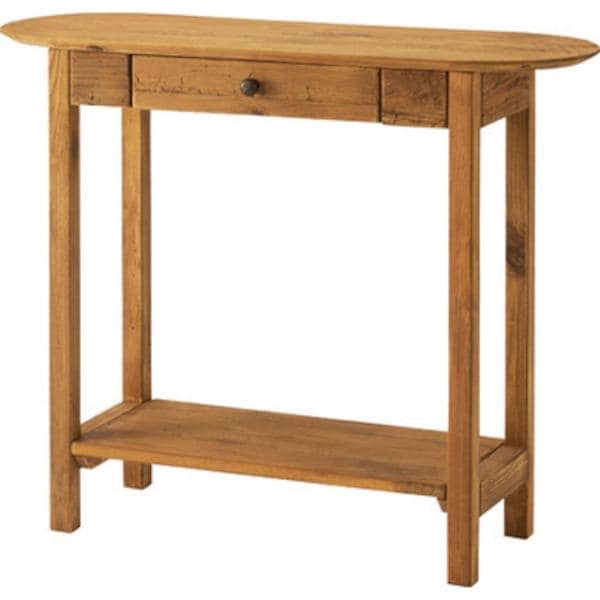 パイン古材のヴィンテージな棚板付きのコンソール 古材 ブルータリズム 北欧 ナチュラル 収納家具 リビング