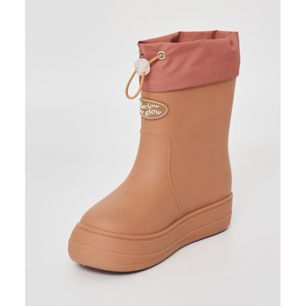 RECLOW RC RERAIN SHIRRING BOOTS BROWN RC RE-RAIN SHIRRIN