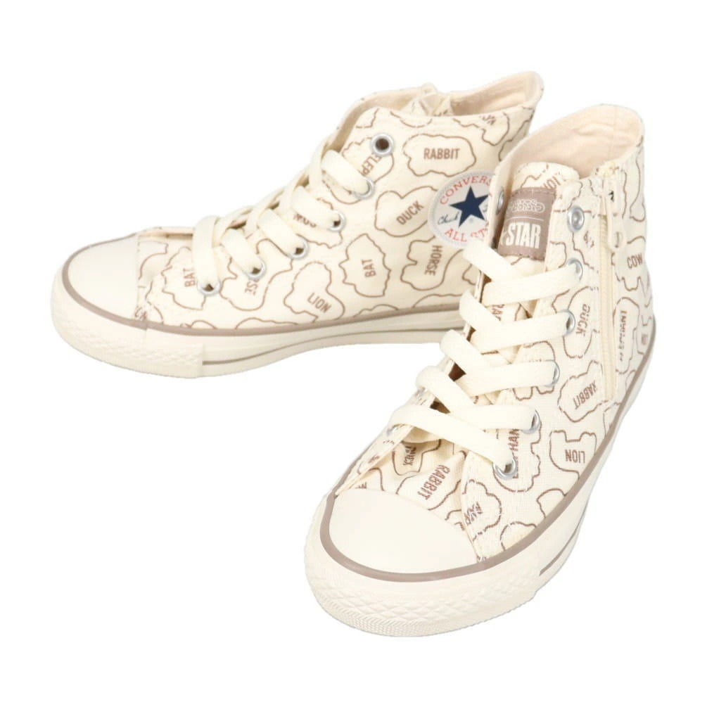 チャイルド オールスター BS Z ハイ / たべっ子どうぶつ オフホワイト 3SE747 1522cm