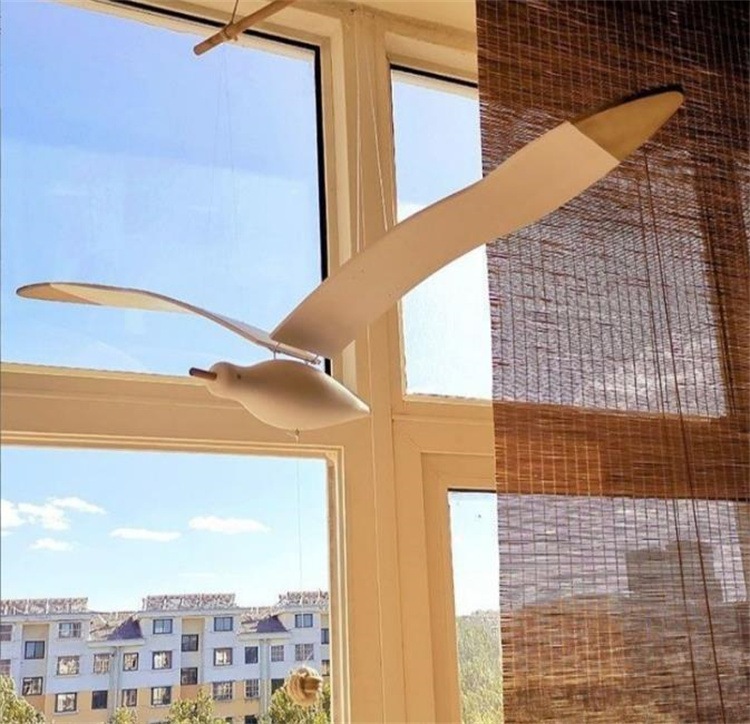 INSスタイル 木製鳥 部屋装飾 キッズルーム用 天井吊り下げ置物