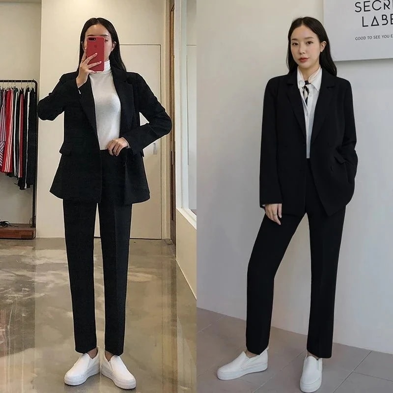 春秋 スーツ レディース プロフェッショナルウェア フォーマルウェア 面接 ワークウェア 韓国 セット30%までに制限