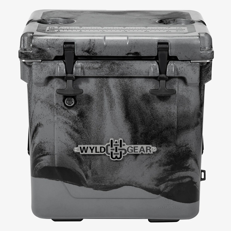 ワイルドギア WYLDGEAR ハードクーラー 25Q（24L） ブラック×シルバー 容量：24L #HC25-17SVBK